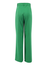 Green High Waisted Palazzo