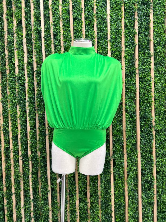 Green Padded Bodysuit