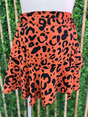 Leopard Wrap Skirt