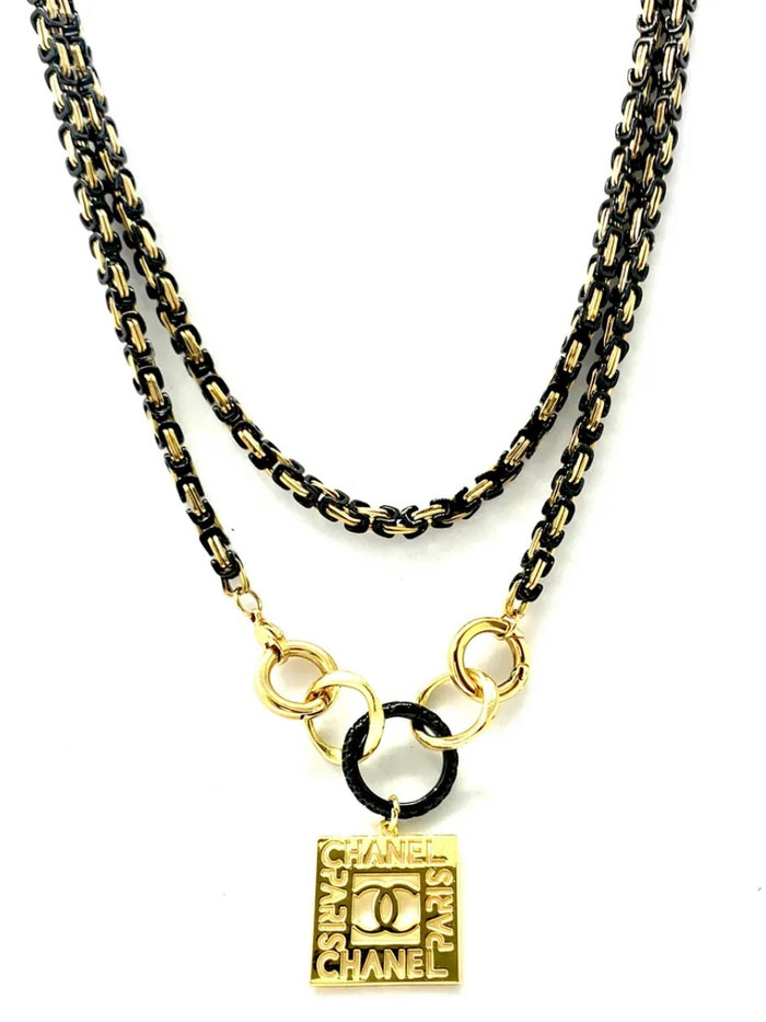 Vintage CC Cube Convertible Necklace