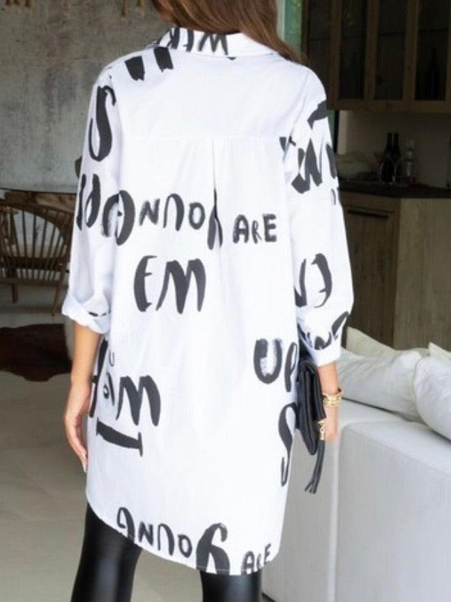 We are Young Short Blouse Dress