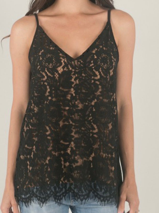 Black Lace Cami