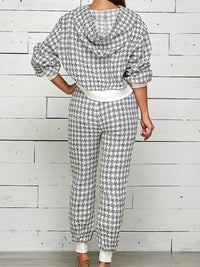 Houndstooth Jogger Set