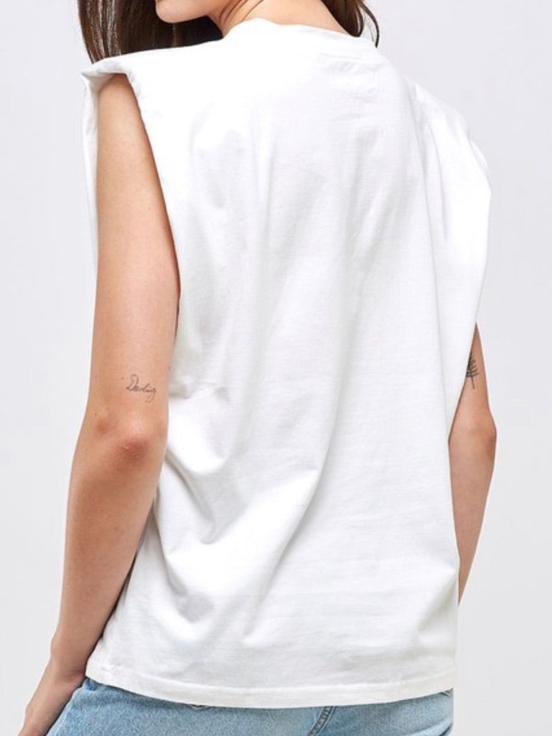 Padded Shoulder Muscle Tee