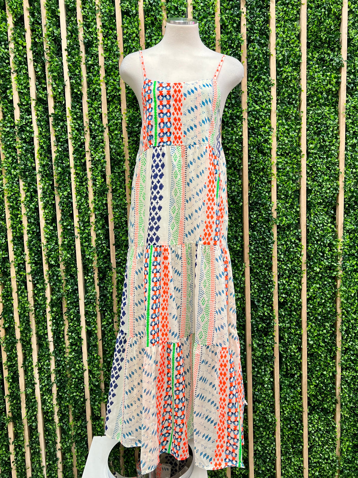 Neon Detail Boho Maxi