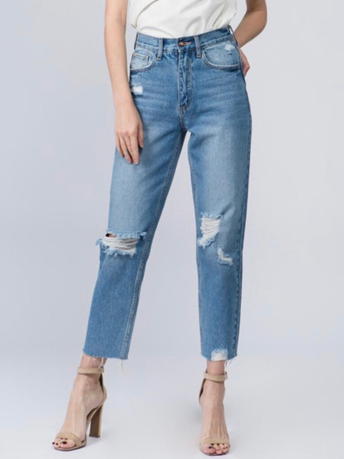 Light Wash Mom Jeans