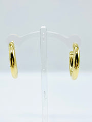 Thick Gold Hoop Large
