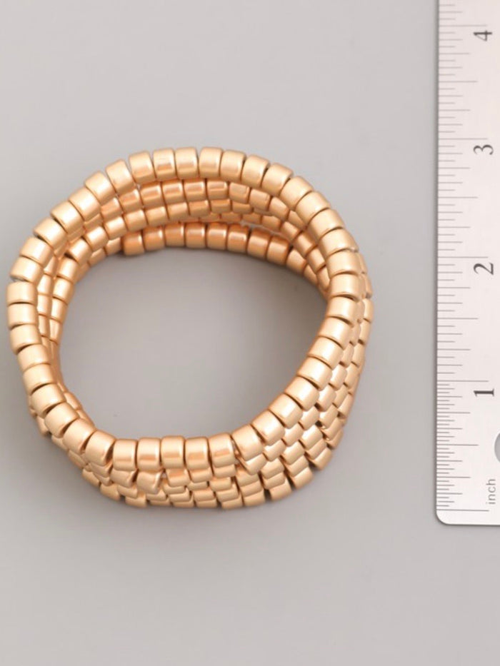 Metallic Bead Bracelet