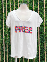 Free Embroidered Tee