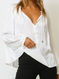 Satin Boho Top