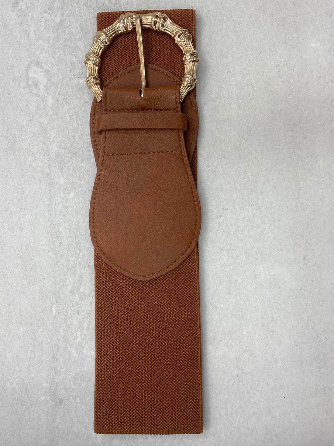 Bamboo Buckle Elastic Belt