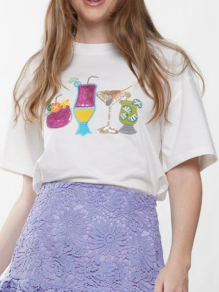 Sequin Cocktails Shirt