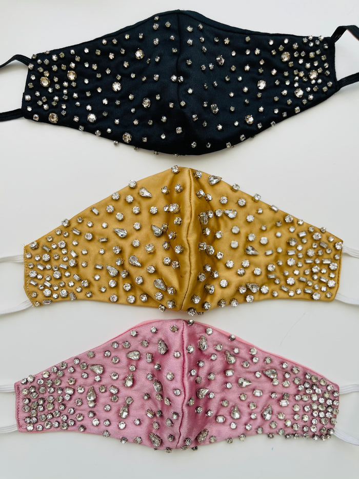 Formal Beaded Face Masks