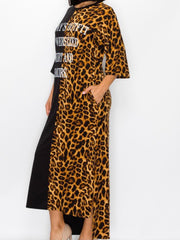Todays Outfit Animal Print Maxi Dress