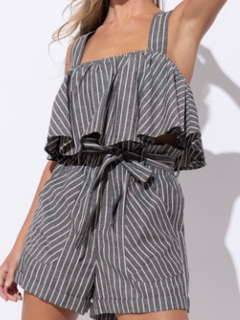 Striped Boho Short Pant