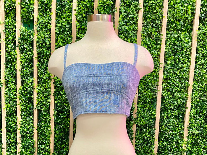 Cotton Slub Crop Top