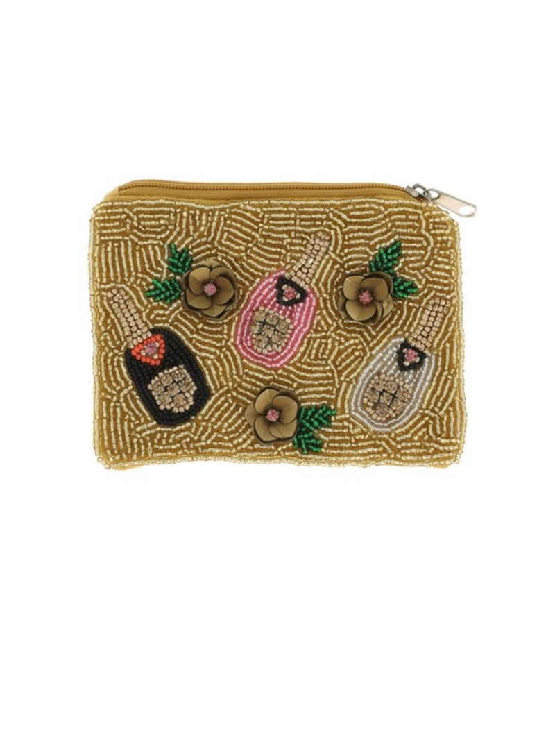 Beautiful Beaded Coin/Card Bag