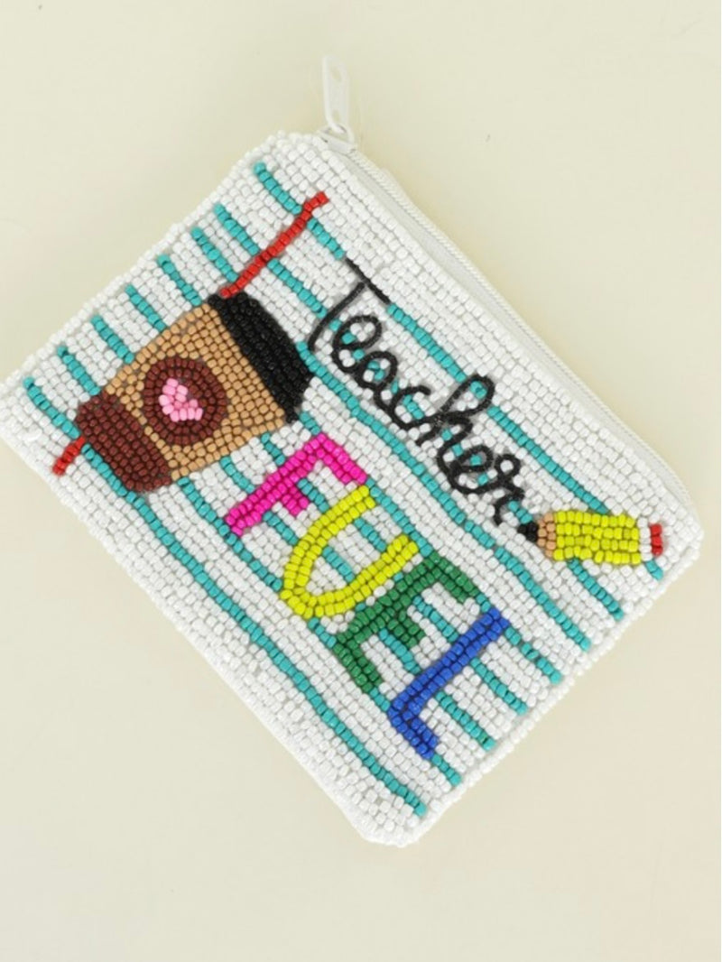 Beautiful Beaded Coin/Card Bag