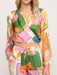 Orange Tropical Pant