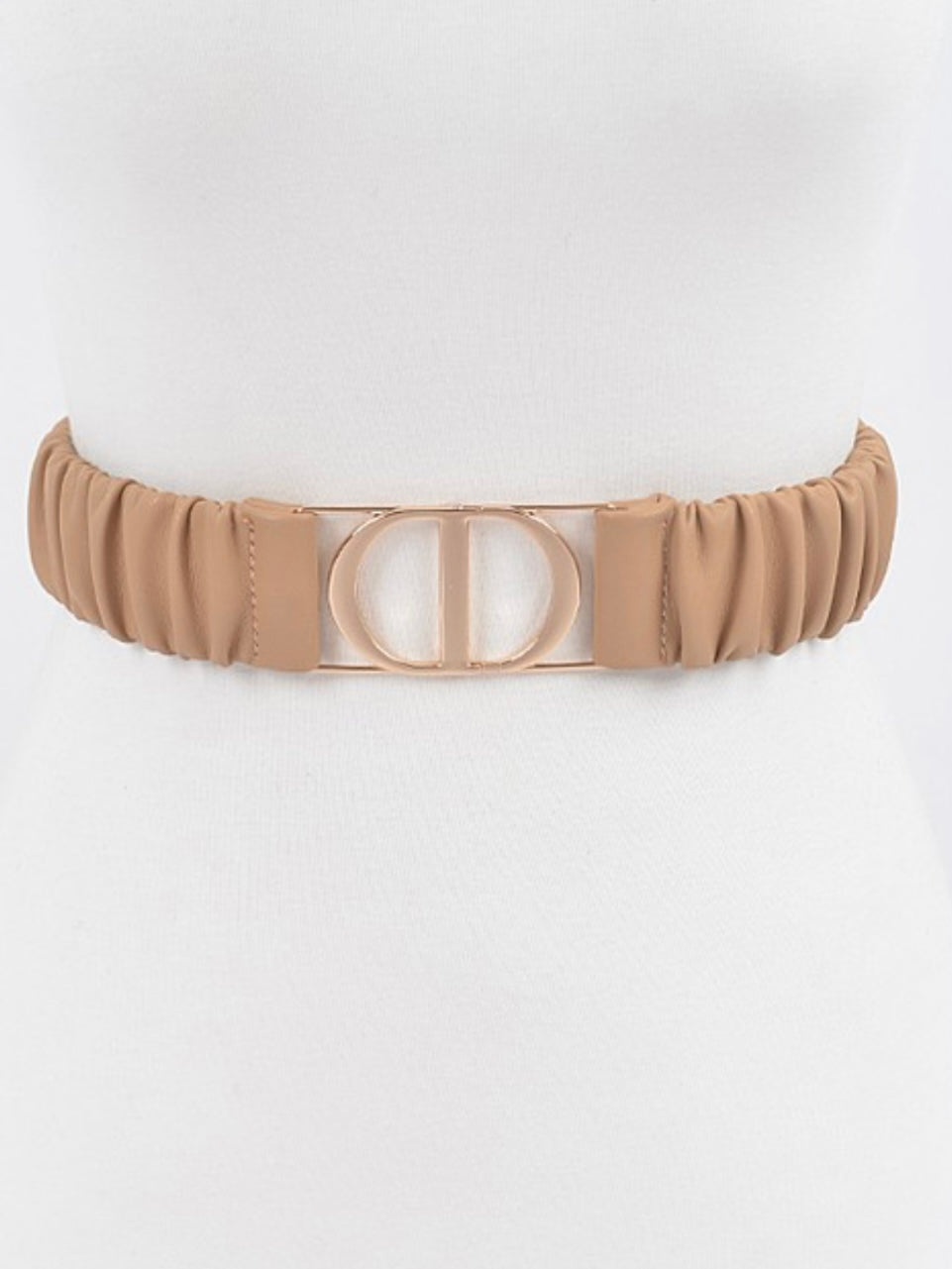 Pleated Stretch Belt