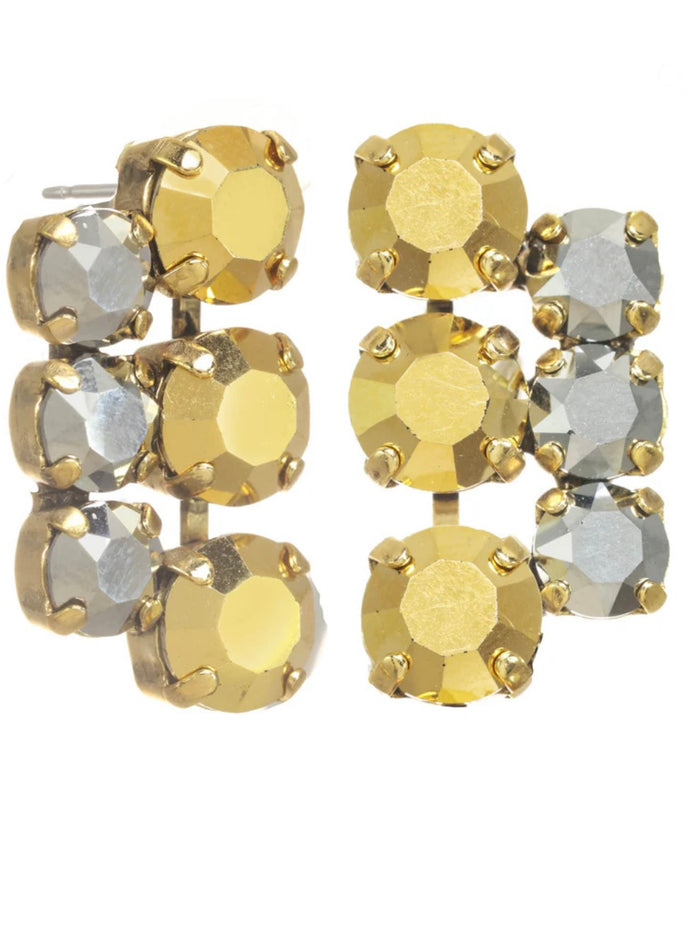 Tova Crystal Row Stud Earrings