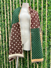 Contrast Print Scarf