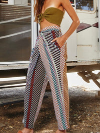 Multi Geo Front Twist pant