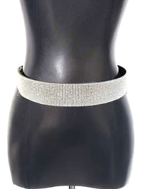 Rhinestone Elastic Belt