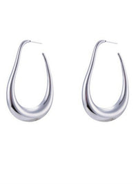 Stainless Steel Pear Hollow Hoop