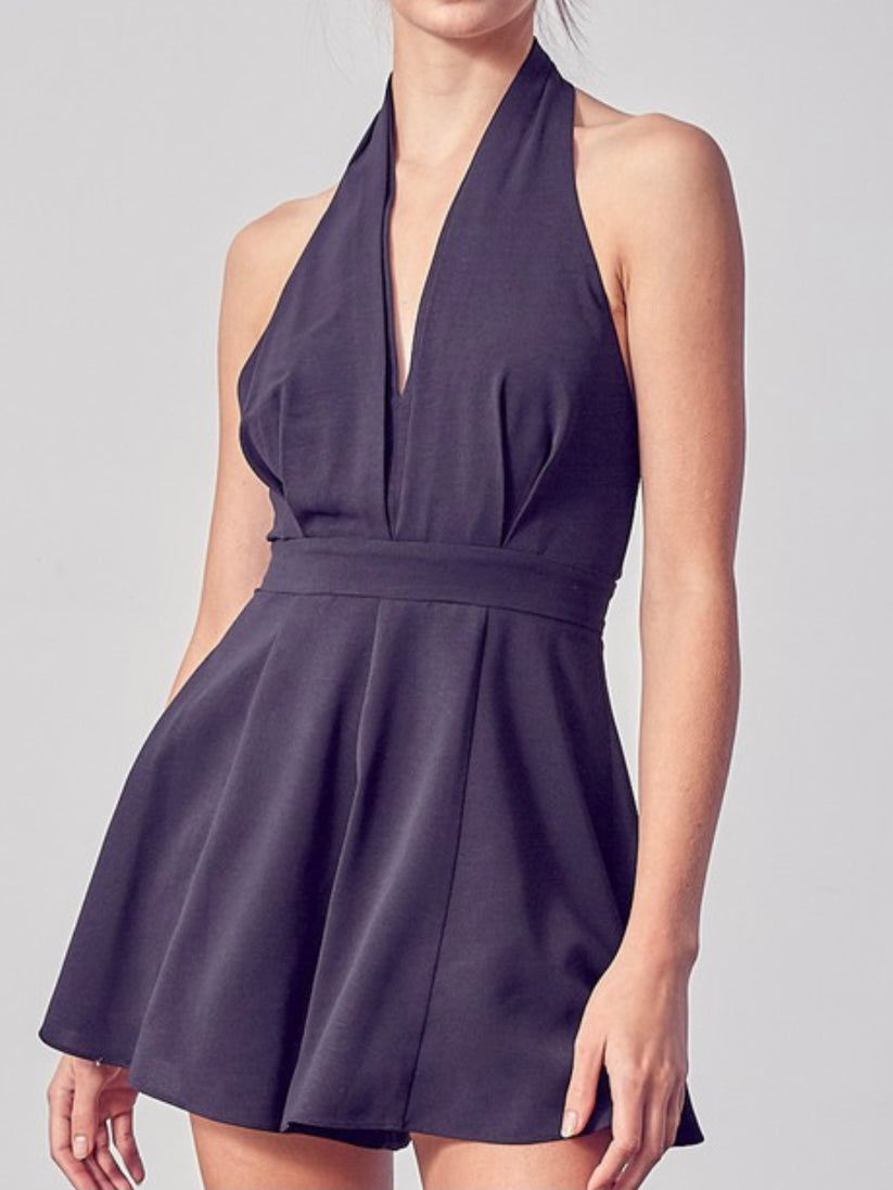 Elegant Halter Romper
