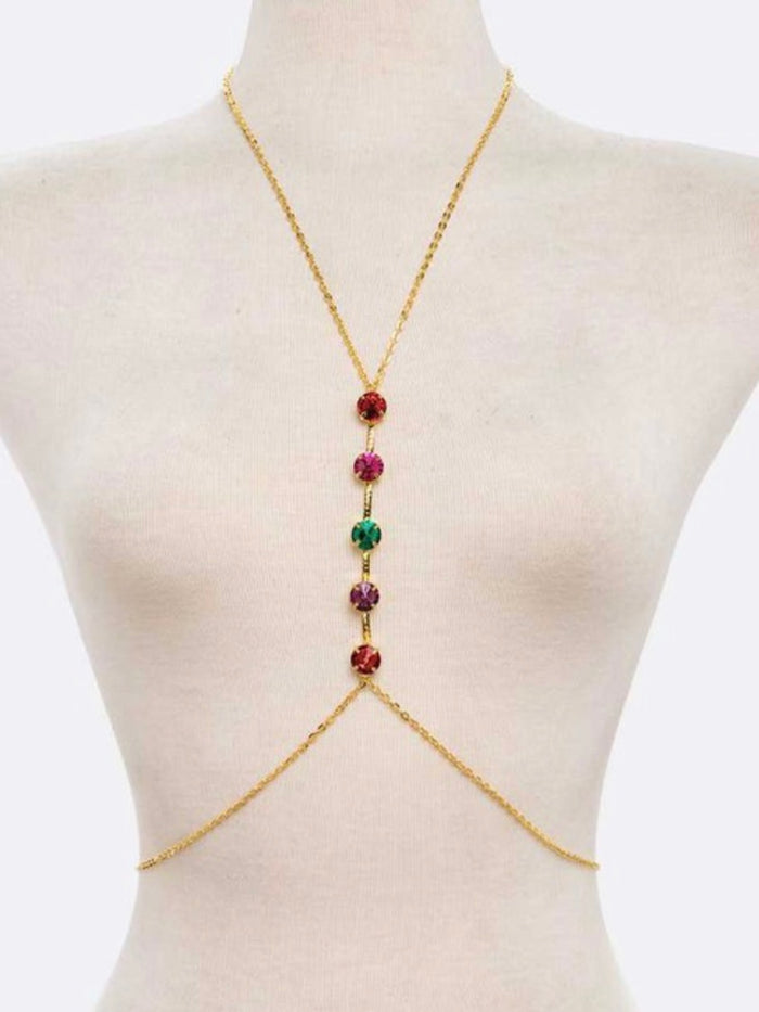 Stone Detail Body Chain