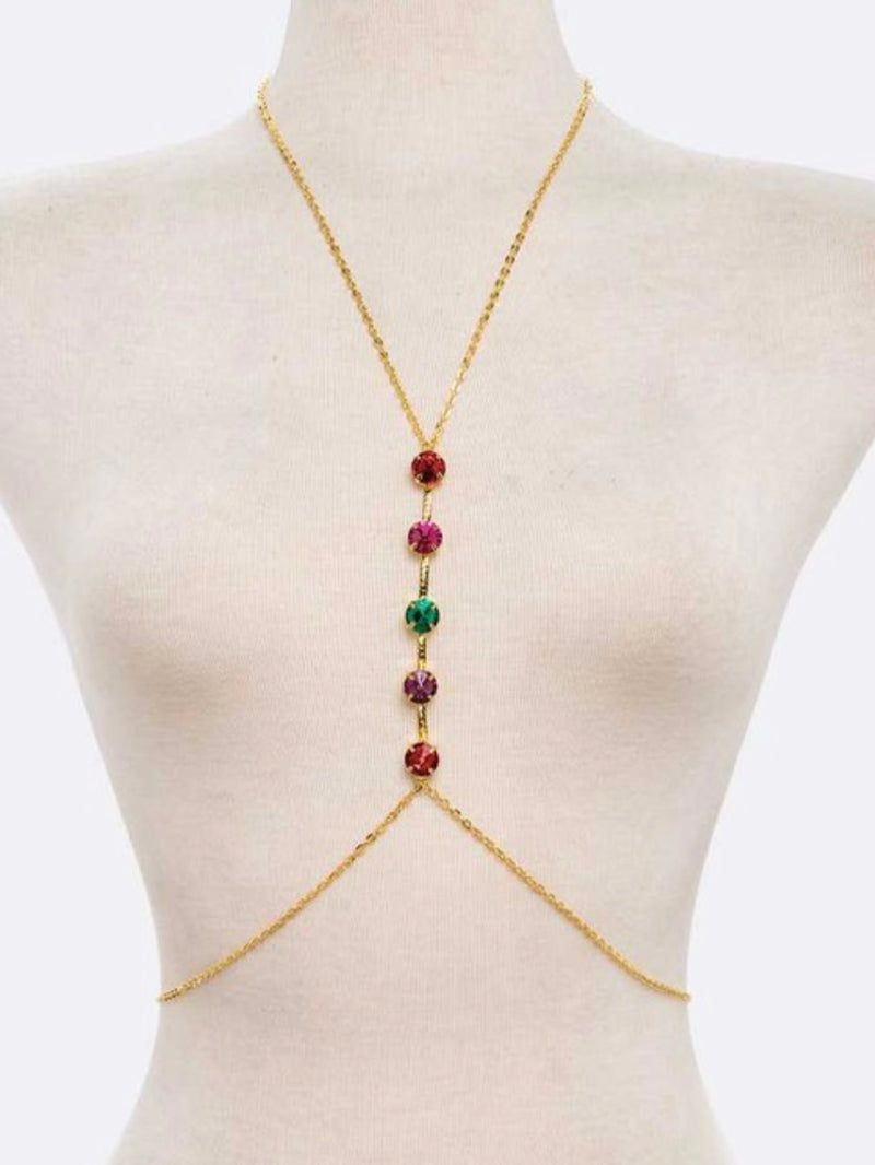 Stone Detail Body Chain