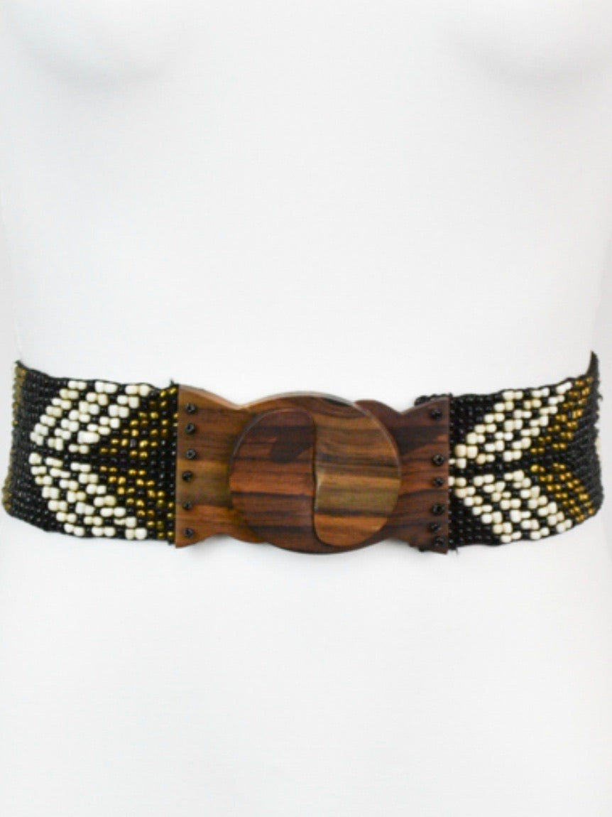 Tribal Arrow Bead Belt