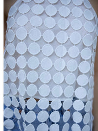 Exquisite Circle Embroidered Top