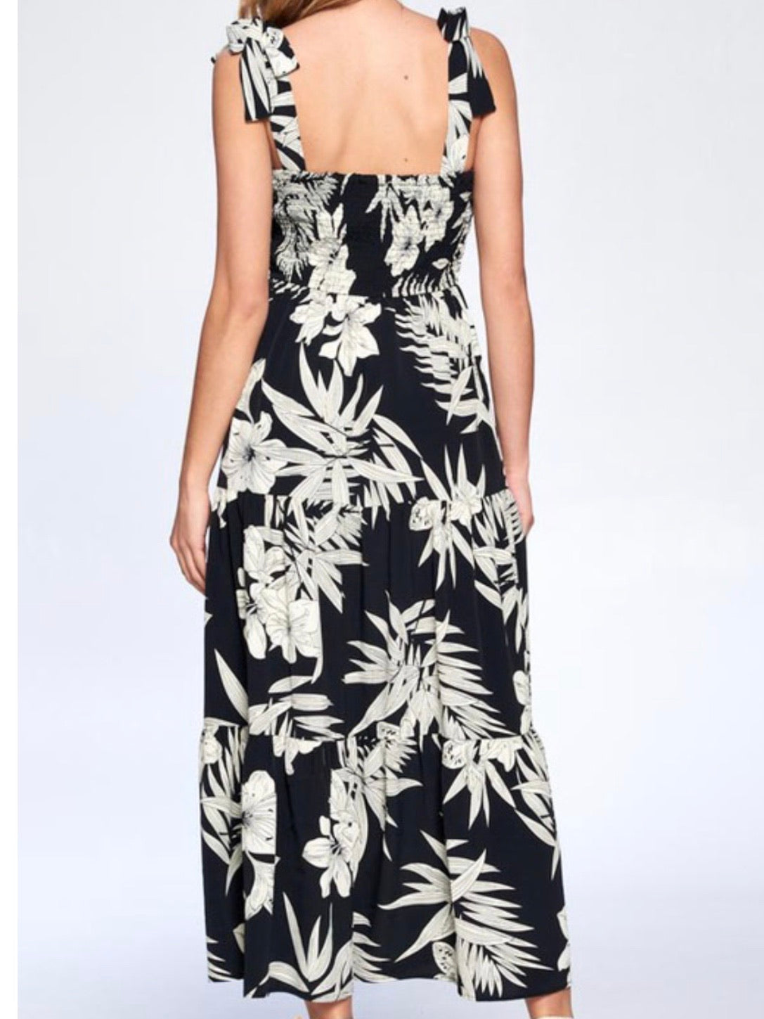 Byron Tropical Midi Dress