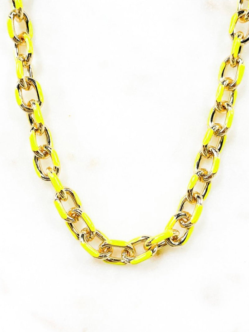 Neon Yellow Endless Summer NEcklace