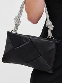 Delicate Rhinestone Handle Night Bag