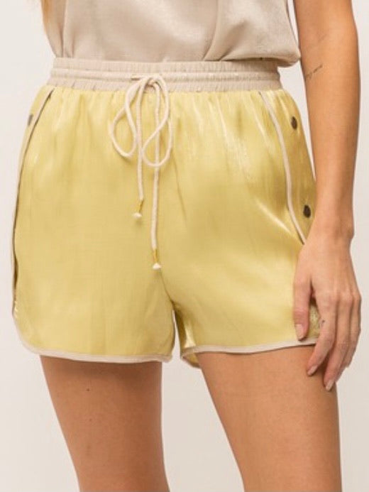 Silk Blend Short Pant Set