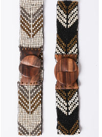 Tribal Arrow Bead Belt