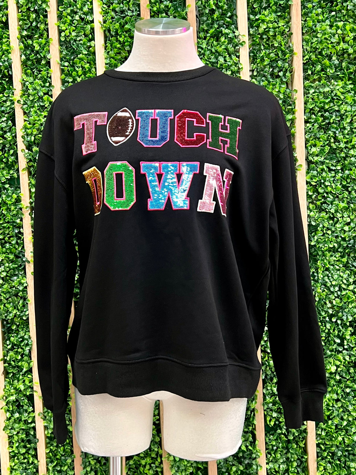 Sequin Touchdown Sweater