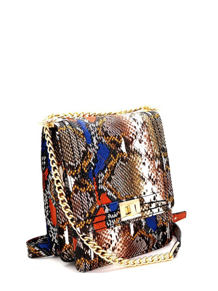 Snakeprint Crossbody