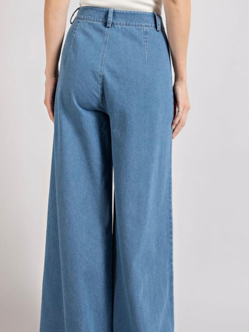 Denim Wide Leg Jeans