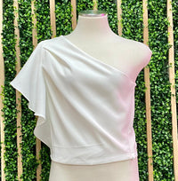 Flutter Sleeves one Shoulder Top