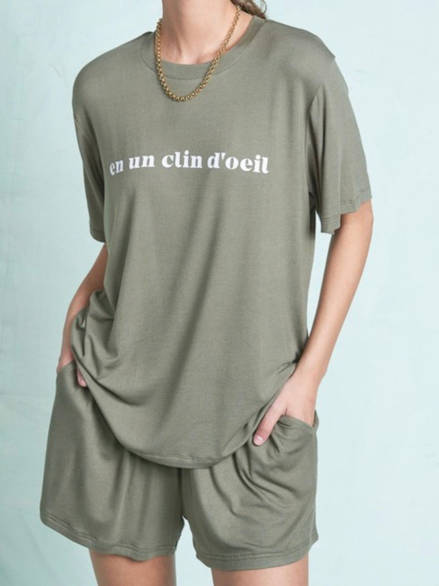 In the blink of an eye Loungewear set