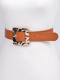 Rectangle Glossy Hammered Belt