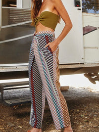 Multi Geo Front Twist pant