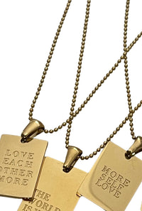 A Message to You Necklace