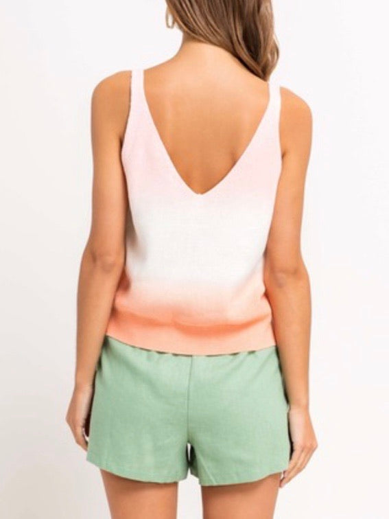 Pink Ombre Knit top