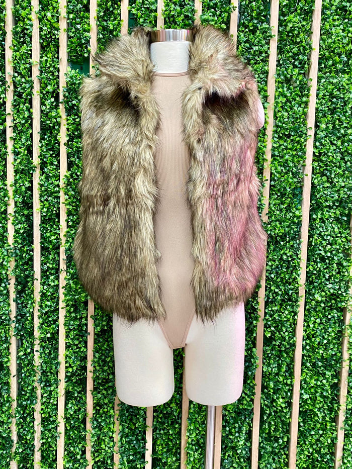 Camel Fur Vest