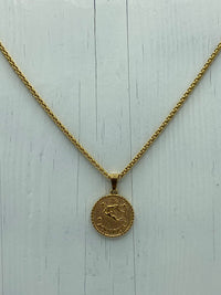 Zodiac Coin Necklace